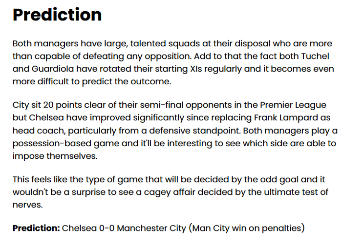 Dự đoán Chelsea vs Man City (23h30 17/4) bởi chuyên gia Harry Symeou - Ảnh 1