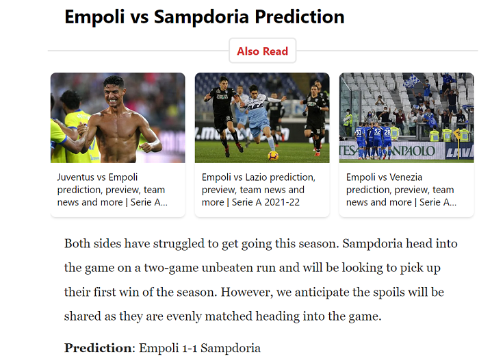 Joshua Ojele dự đoán Empoli vs Sampdoria, 17h30 ngày 19/9 - Ảnh 1