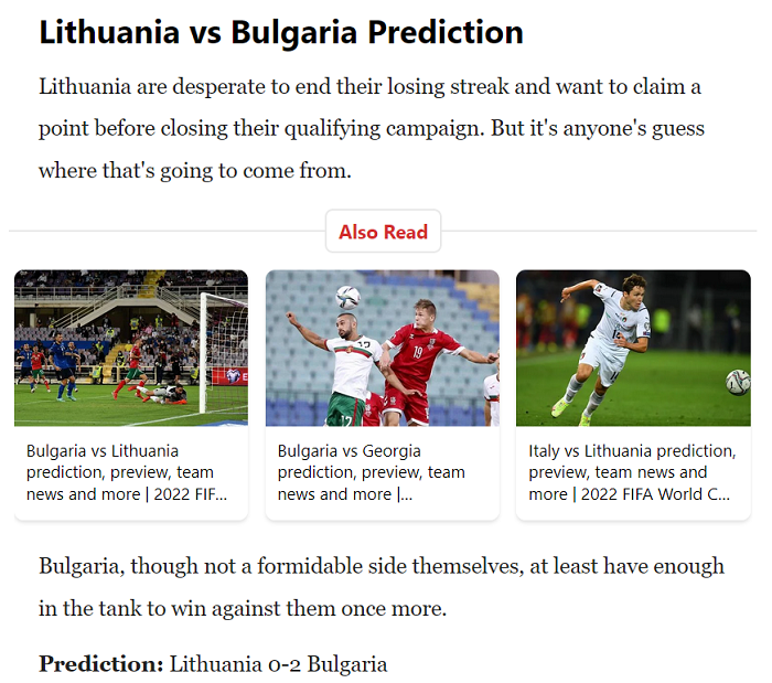 Dự đoán Lithuania vs Bulgaria (20h 9/10) bởi chuyên gia Sachin Bhat - Ảnh 1
