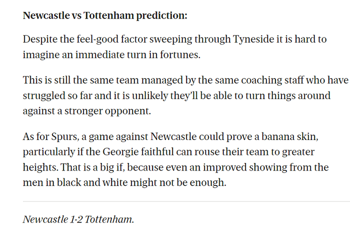 Daniel Gallan dự đoán Newcastle vs Tottenham, 22h30 ngày 17/10 - Ảnh 1