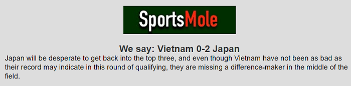 Joel Lefevre dự đoán Việt Nam vs Nhật Bản, 19h ngày 11/11 - Ảnh 1