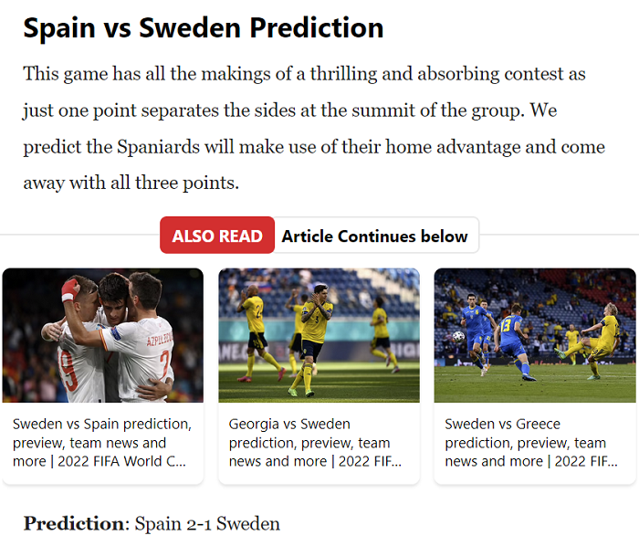 Joshua Ojele dự đoán Tây Ban Nha vs Thụy Điển, 2h45 ngày 15/11 - Ảnh 1