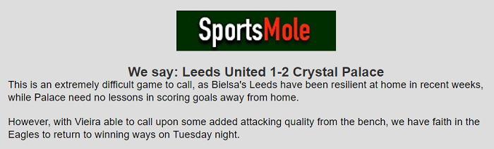 Ben Knapton dự đoán Leeds vs Crystal Palace, 3h15 ngày 1/12 - Ảnh 1