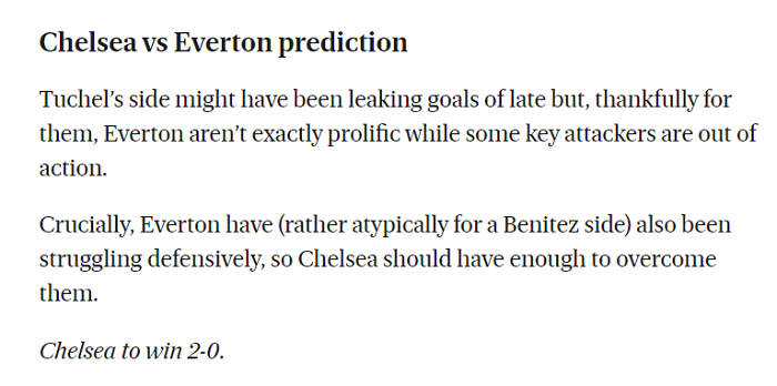 Jonathan Gorrie dự đoán Chelsea vs Everton, 2h45 ngày 17/12 - Ảnh 1