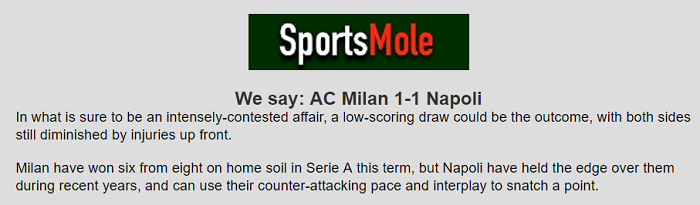Jonathan O'Shea dự đoán AC Milan vs Napoli, 2h45 ngày 20/12 - Ảnh 1