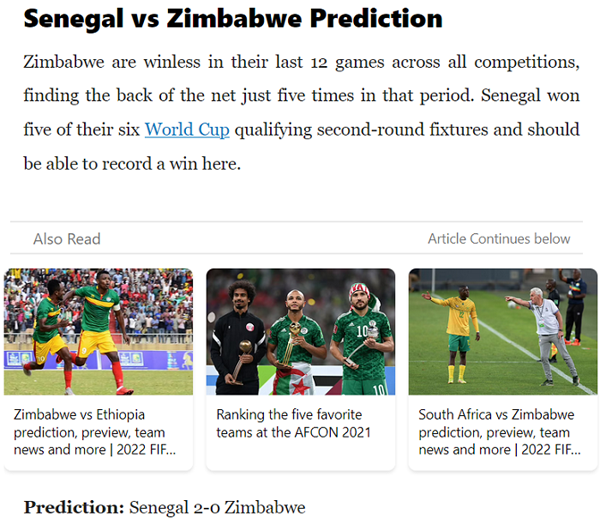 Shubham Dupare dự đoán Senegal vs Zimbabwe, 20h ngày 10/1 - Ảnh 1