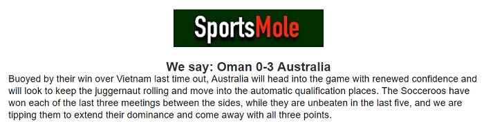 Joshua Ojele dự đoán Oman vs Úc, 23h ngày 1/2 - Ảnh 1