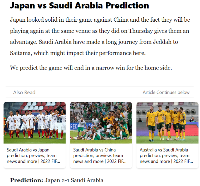 Shubham Dupare dự đoán Nhật Bản vs Saudi Arabia, 17h14 ngày 1/2 - Ảnh 1