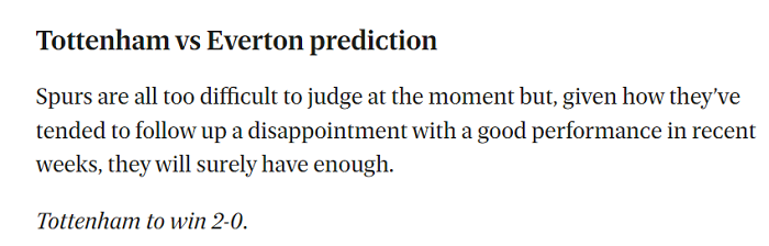 Jonathan Gorrie dự đoán Tottenham vs Everton, 3h ngày 8/3 - Ảnh 1
