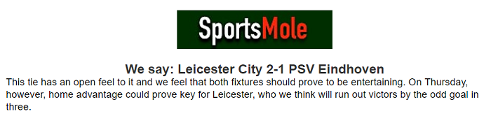 Darren Plant dự đoán Leicester vs PSV, 2h ngày 8/4 - Ảnh 1