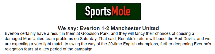 Matt Law dự đoán Everton vs MU, 18h30 ngày 9/4 - Ảnh 1