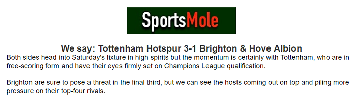 Oliver Thomas dự đoán Tottenham vs Brighton, 18h30 ngày 16/4 - Ảnh 1
