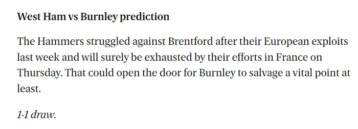 Malik Ouzia dự đoán West Ham vs Burnley, 20h15 ngày 17/4 - Ảnh 1
