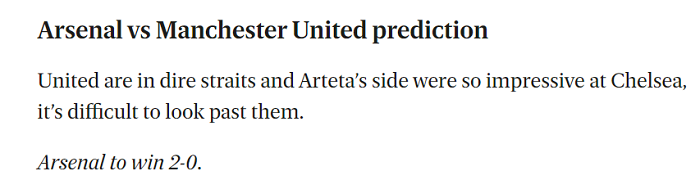 Jonathan Gorrie dự đoán Arsenal vs MU, 18h30 ngày 23/4 - Ảnh 1