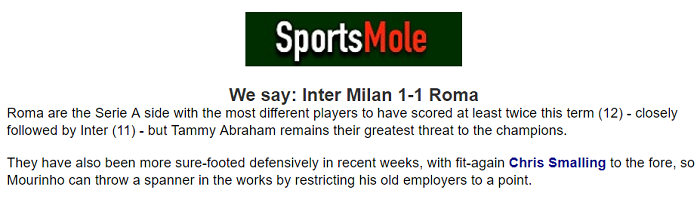 Jonathan O’Shea dự đoán Inter Milan vs AS Roma, 23h ngày 23/4 - Ảnh 1