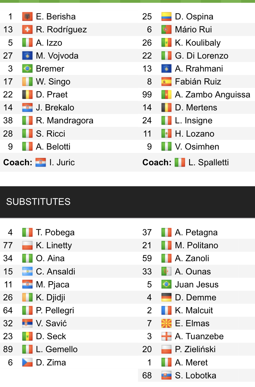 Đội hình ra sân chính thức Torino vs Napoli, 20h ngày 7/5 (cập nhật) - Ảnh 1
