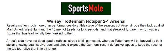Ben Knapton dự đoán Tottenham vs Arsenal, 1h45 ngày 13/5 - Ảnh 1