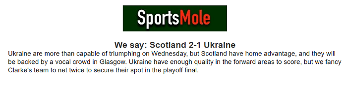 Matt Law dự đoán Scotland vs Ukraine, 1h45 ngày 2/6 - Ảnh 1