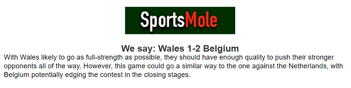 Darren Plant dự đoán Wales vs Bỉ, 1h45 ngày 12/6 - Ảnh 1