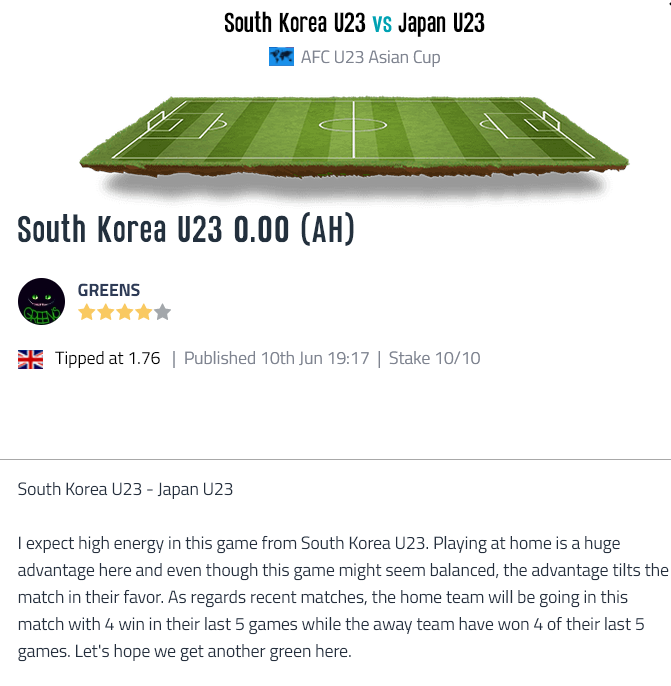 Chuyên gia Greens dự đoán U23 Hàn Quốc vs U23 Nhật Bản, 20h ngày 12/6 - Ảnh 1