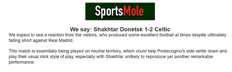Brett Curtis dự đoán Shakhtar Donetsk vs Celtic, 23h45 ngày 14/9 - Ảnh 1