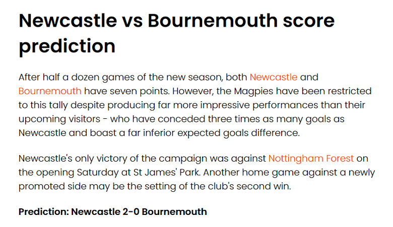 Grey Whitebloom dự đoán Newcastle vs Bournemouth, 21h ngày 17/9 - Ảnh 1