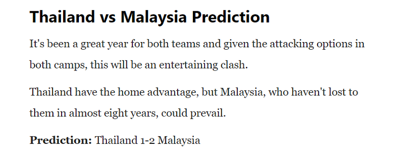 Sachin Bhat dự đoán Thái Lan vs Malaysia, 20h30 ngày 22/9 - Ảnh 1