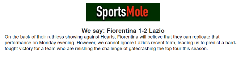 Darren Plant dự đoán Fiorentina vs Lazio, 1h45 ngày 11/10 - Ảnh 1