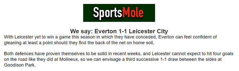 Ben Knapton dự đoán Everton vs Leicester, 0h30 ngày 6/11 - Ảnh 1