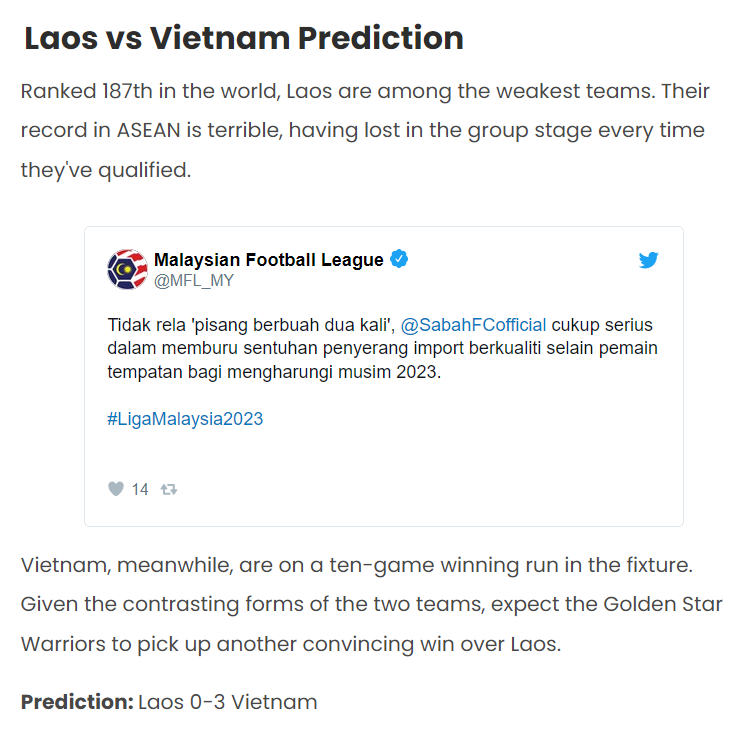 Sachin Bhat dự đoán Lào vs Việt Nam, 19h30 ngày 21/12 - Ảnh 1