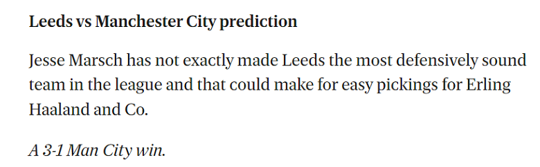 Marc Mayo dự đoán Leeds vs Man City, 3h ngày 29/12 - Ảnh 1