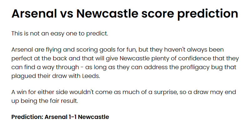 Tom Gott dự đoán Arsenal vs Newcastle, 2h45 ngày 4/1 - Ảnh 1