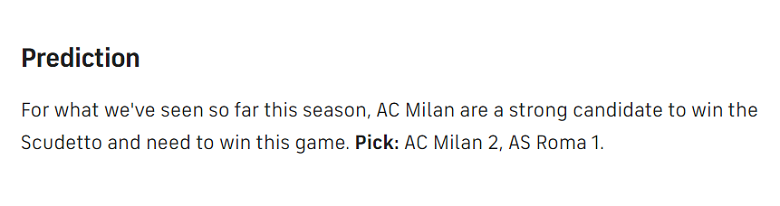 Francesco Porzio dự đoán AC Milan vs AS Roma, 2h45 ngày 9/1 - Ảnh 1