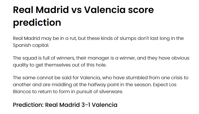 Sean Walsh dự đoán Real Madrid vs Valencia, 2h ngày 12/1 - Ảnh 1