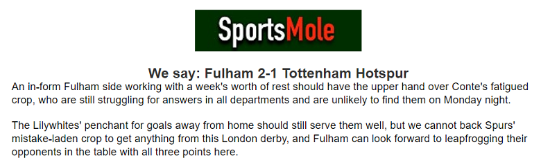 Ben Knapton dự đoán Fulham vs Tottenham, 3h ngày 24/1 - Ảnh 1