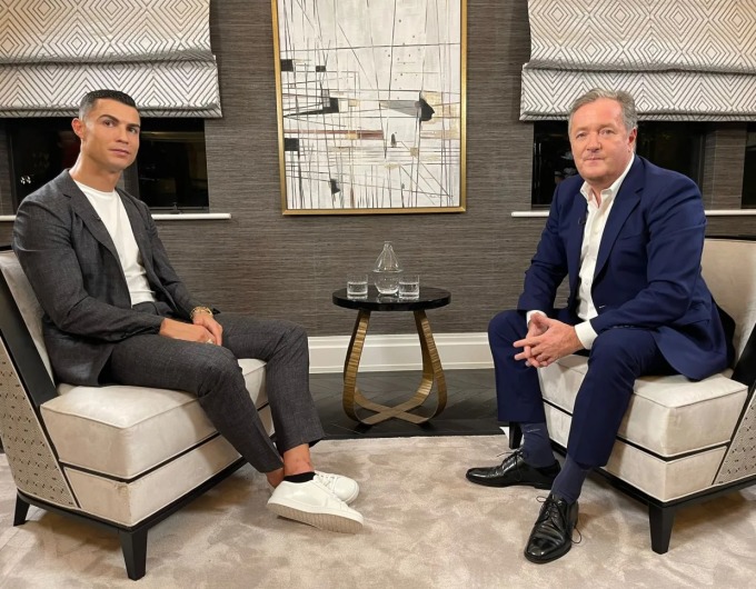 Piers Morgan tự hào khi 'giúp' Ronaldo rời Man United - Ảnh 1