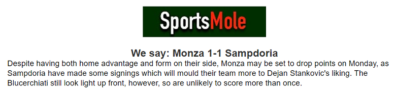 Jonathan O'Shea dự đoán Monza vs Sampdoria, 2h45 ngày 7/2 - Ảnh 1