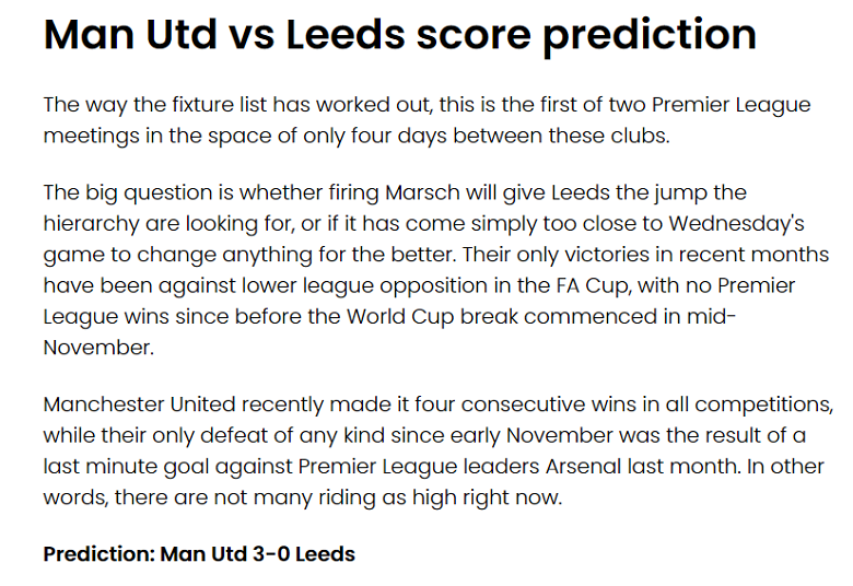 Jamie Spencer dự đoán MU vs Leeds, 3h ngày 9/2 - Ảnh 1