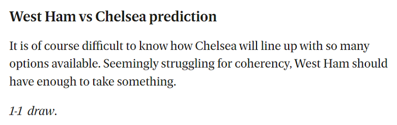 Jonathan Gorrie dự đoán West Ham vs Chelsea, 19h30 ngày 11/2 - Ảnh 1