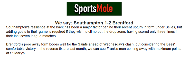 Oliver Thomas dự đoán Southampton vs Brentford, 2h30 ngày 16/3 - Ảnh 1