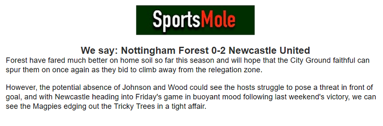 Oliver Thomas dự đoán Nottingham Forest vs Newcastle, 3h ngày 18/3 - Ảnh 1