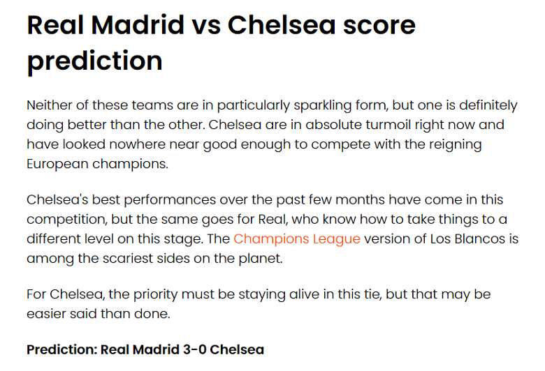 Chuyên gia dự đoán kết quả Real Madrid vs Chelsea, 02h00 ngày 13/4 - Ảnh 1