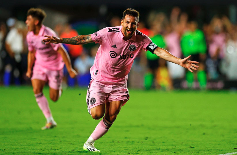 Messi lập siêu phẩm giúp Miami thắng phút chót ngay trận ra mắt - Ảnh 2