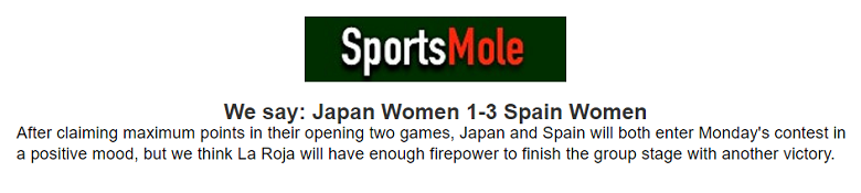 Chuyên gia dự đoán nữ Nhật Bản vs nữ Tây Ban Nha, 14h ngày 31/7 - Ảnh 1