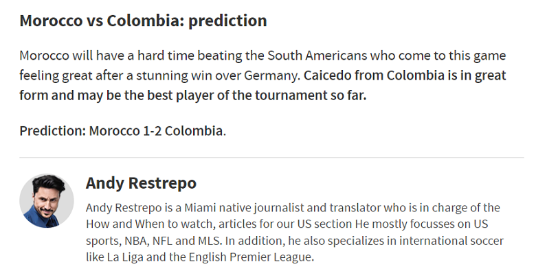 Chuyên gia dự đoán nữ Morocco vs nữ Colombia, 17h ngày 3/8 - Ảnh 1