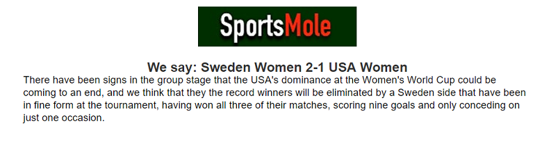 Chuyên gia dự đoán kết quả nữ Thụy Điển vs nữ Mỹ, 16h ngày 6/8 - Ảnh 1