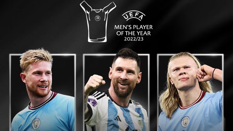 Messi gây tranh cãi ở top 3 đề cử Cầu thủ xuất sắc nhất UEFA  - Ảnh 1