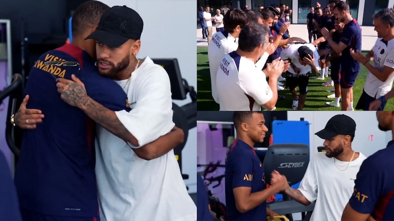Làm bữa nhậu chia tay PSG, Neymar 