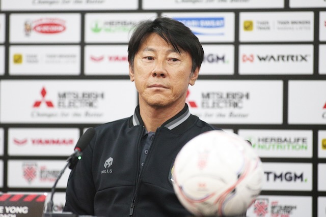 HLV Shin Tae-yong tự tin vượt qua vòng loại thứ 2 World Cup 2026 - Ảnh 1