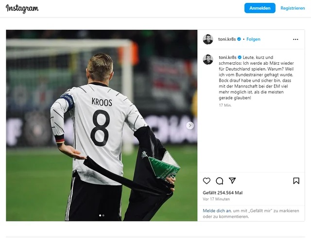 Toni Kroos bất ngờ trở lại ĐT Đức sau 3 năm vâng bóng - Ảnh 1